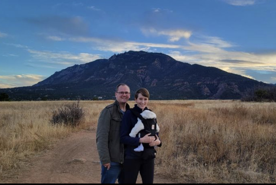 Hiking as a family on Valentine's Day